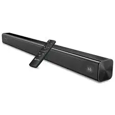 pTron Jazz 2.0 Channel Soundbar for TV, Multi-Connectivity BT5.3/HDMI ARC/Opt-in/Aux/USB, 40W Immersive Stereo Sound, 3 Equalizer Modes Movie/Music/News & Remote Control (Black) Visit the pTron Store